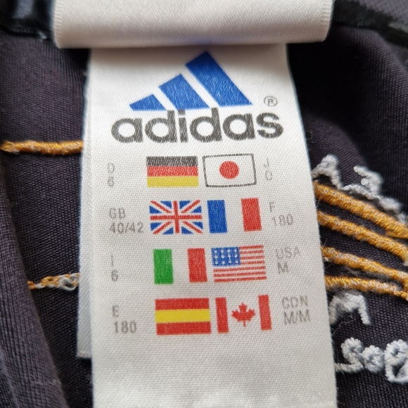 Vintage Real Madrid 2002 short sleeve adidas football training top mens medium - Picture 3 of 6